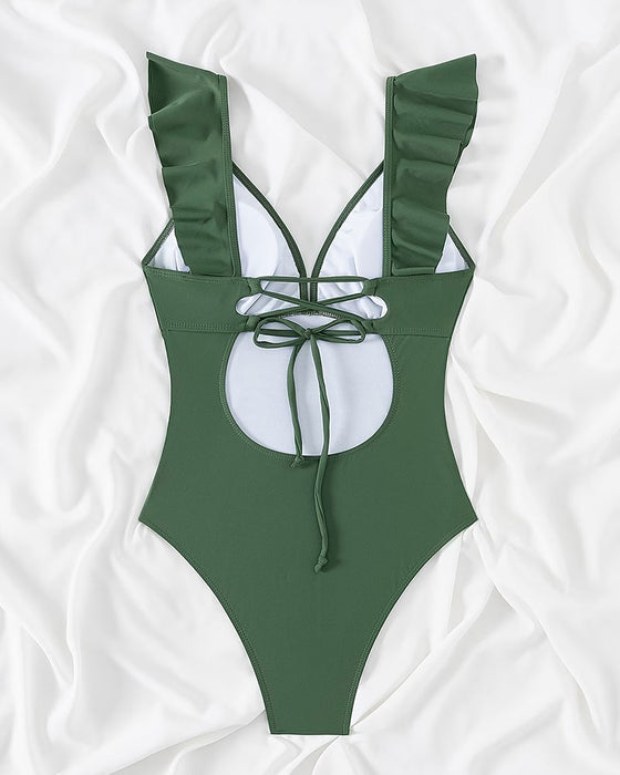 Helt Plagg Rysj V-Hals