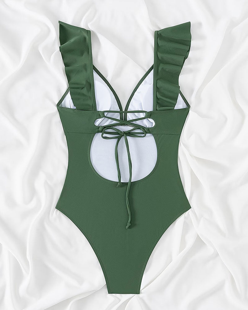 Helt Plagg Rysj V-Hals