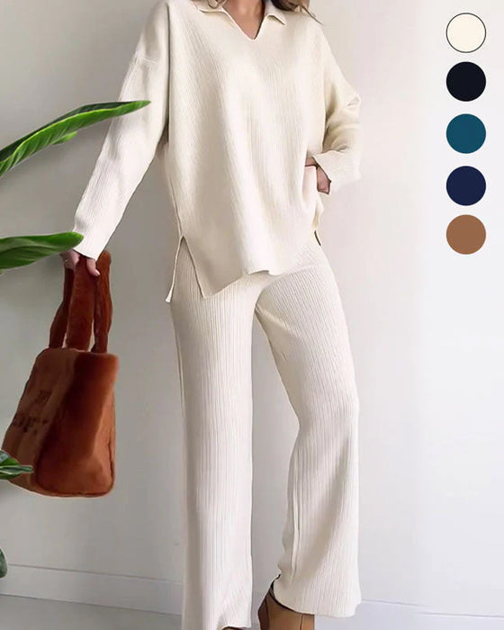 To - delssett Med Enfarge Og Stickat Egenskaper