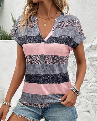 T-skjorte V-hals Kortermet