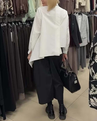 Skjorte Uregelmessig Side Glidelås