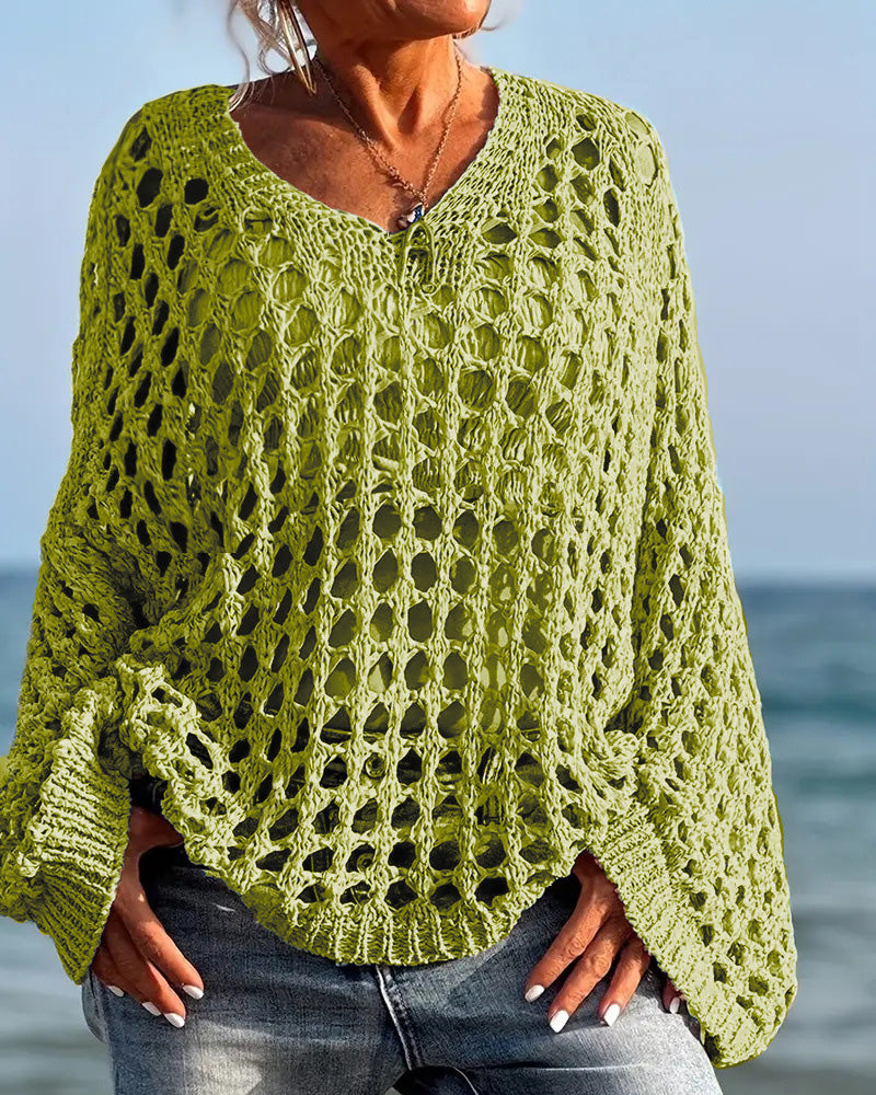 Pullover Lang Erme Hul Ut