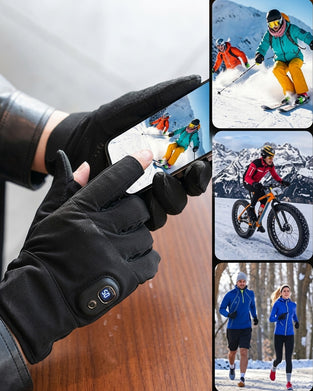 Hansker Oppladbare Elektrisk Oppvarmede Vinter