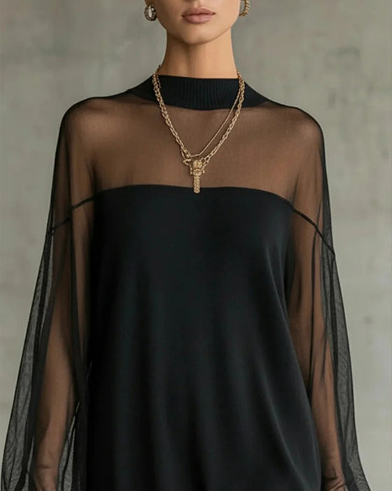 Kjole Lykterm Ensfarget Lappearbeid