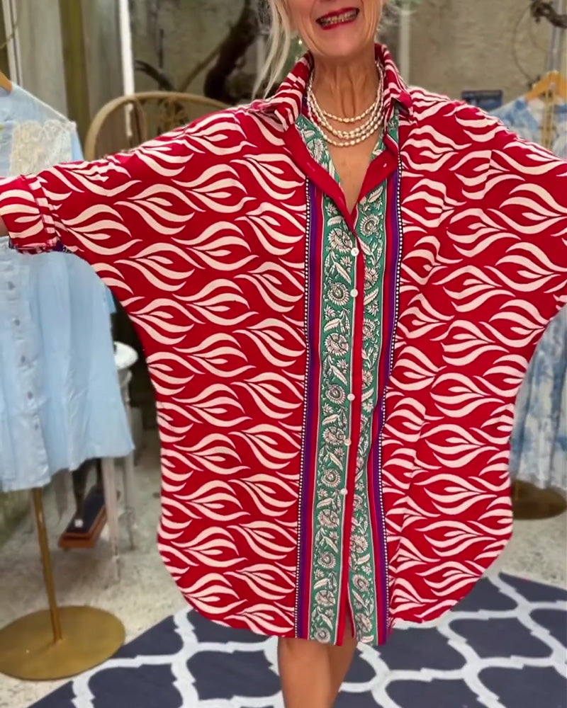 Kjole Bohemisk Skjorte