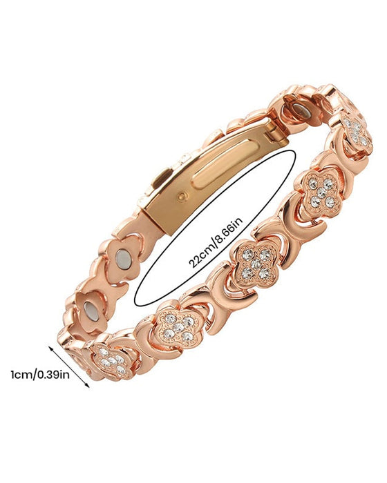 Kobberarmbånd Med Firkløver