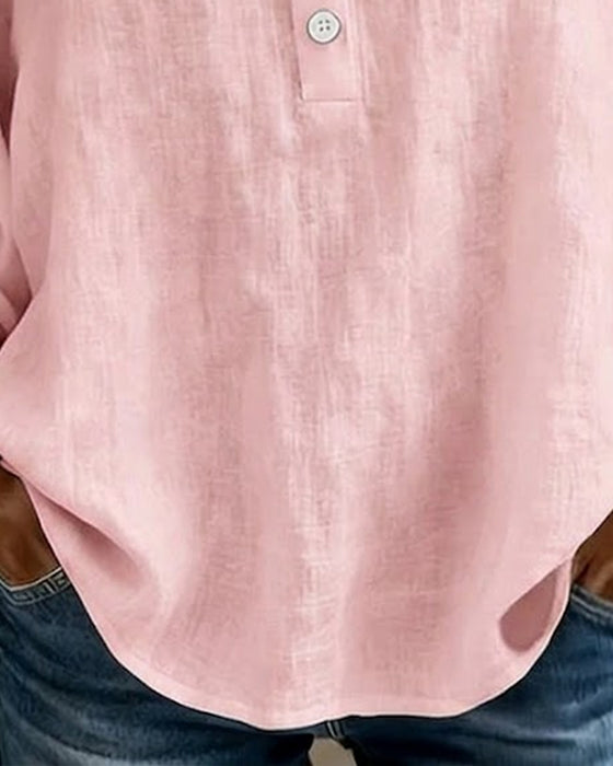 Bluse Med Firkantet Hals Blonder Pufferm