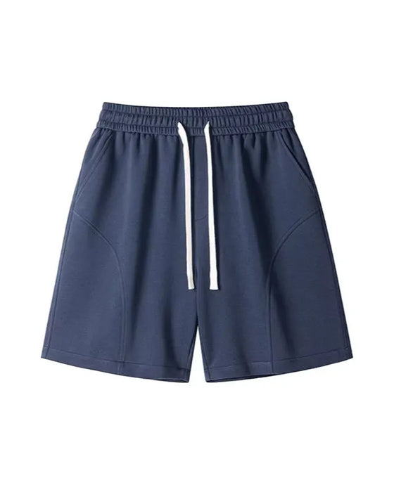 Shorts Avslappnet Rett Ben Snøre Bermuda
