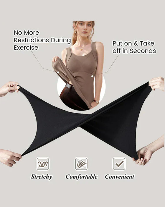 Bra Kvinner Termisk Tank Topper Med Innbygd