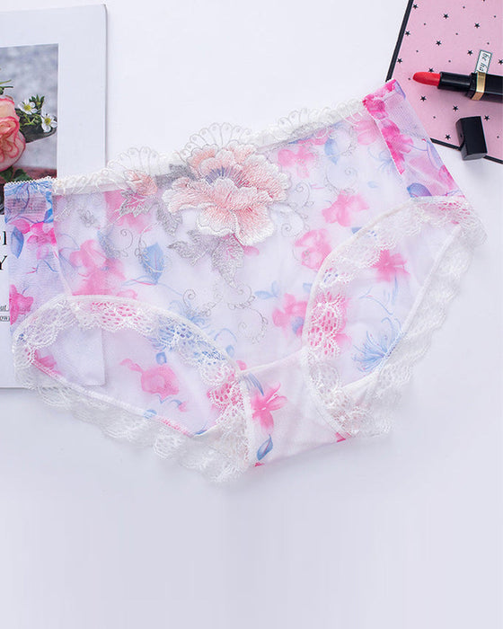 Antibakteriell Truse Med Blonderbroderi