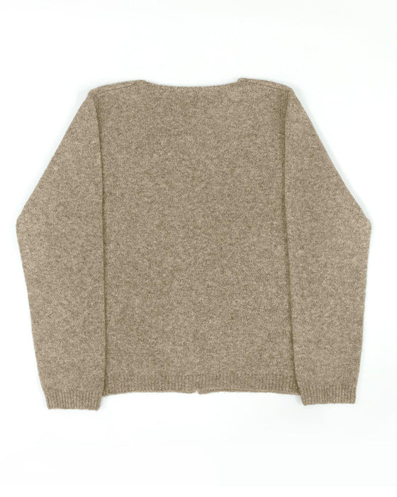 Pullover Knapp Uregelmessig Solid