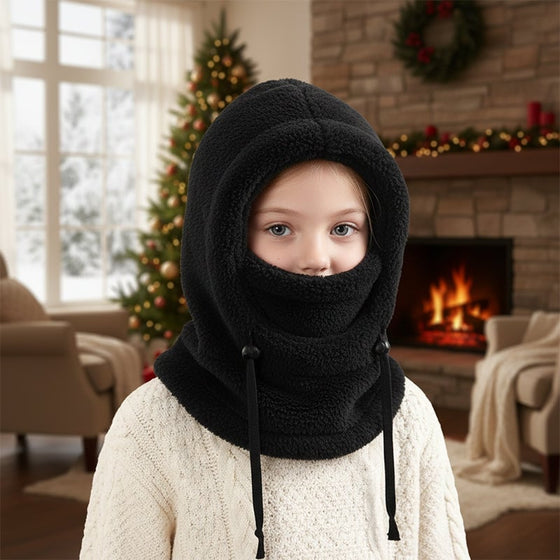 Barn 3-I-1 Fleece Vinterhette