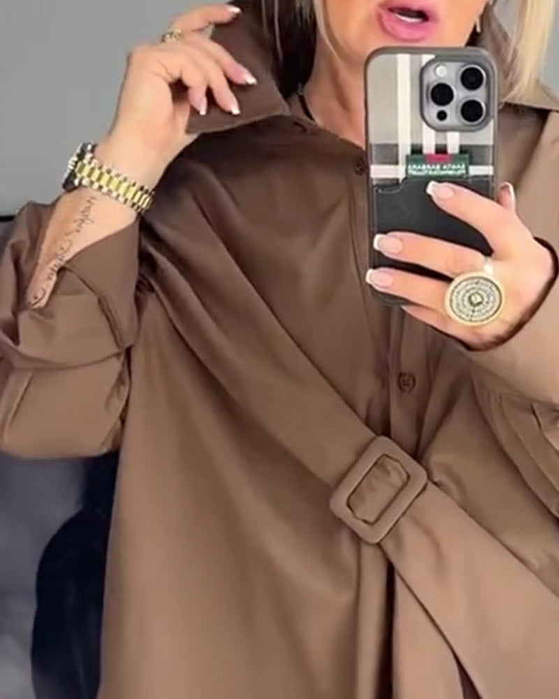 Bluse Designer Løs Jakkeslag