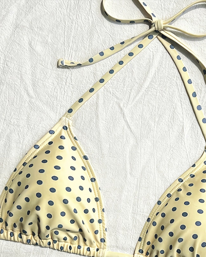 Bikini Halternekk Prikket Splitt