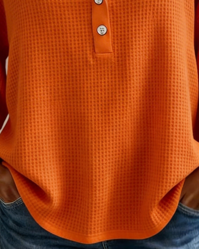 Topp Firkantet Hals Vaffel