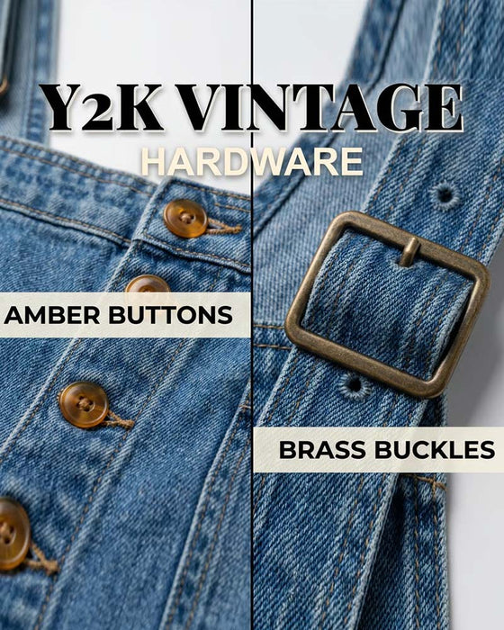 Jumpsuit Spagettistropp Kald Skulder Vida Ben Denim