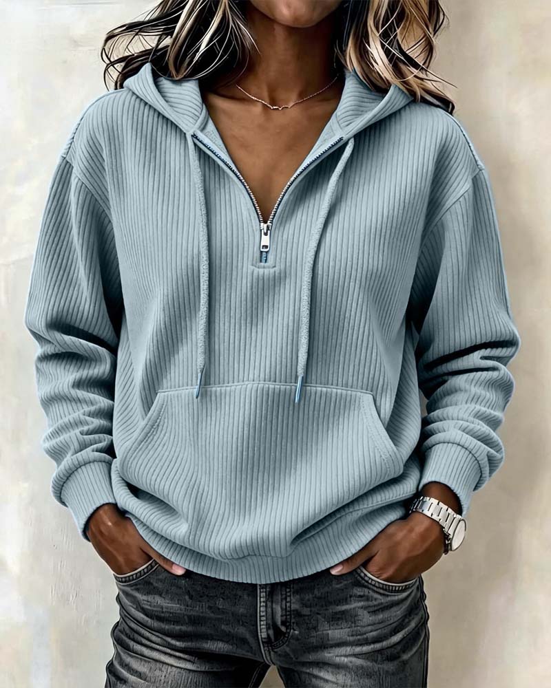 Hoodie Mote Lang Erme