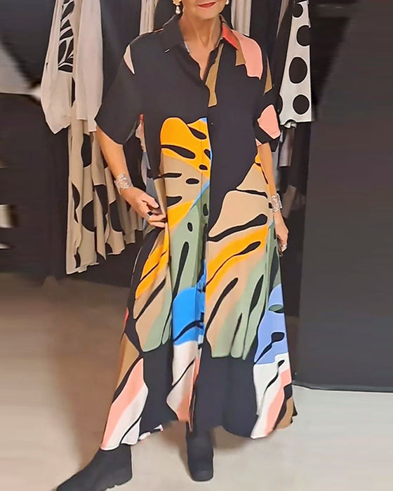 Uformell kjole med jakkeslag