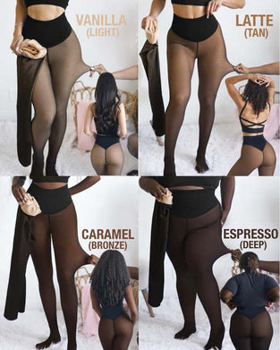 Fôrede Shaping-Leggings Med Én Søm