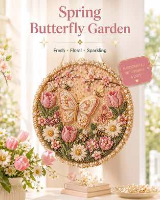 🌸🌻 Perlkunst-Hengekranssett for Årstider og Høytider 🍂🎄