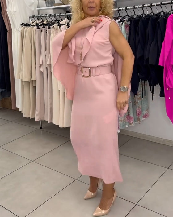 Kjole Fashionable Rund Hals Elegant