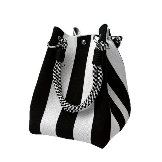 Veske Mini Strikket Bøtte Tote