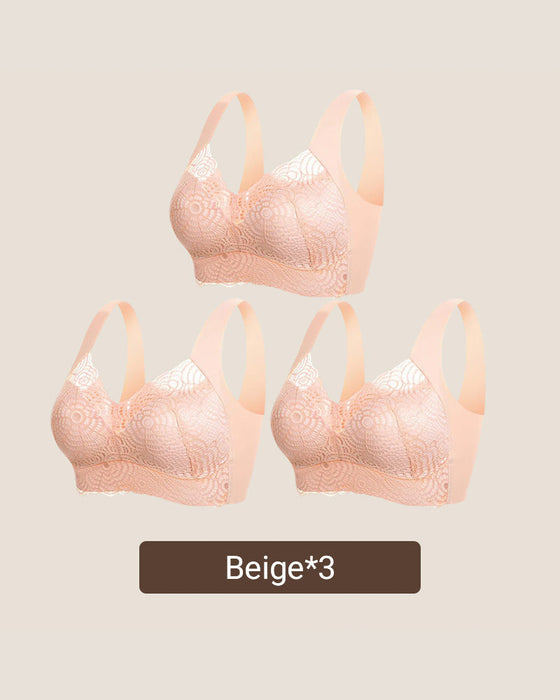 🤩SISTE DAG AV SALGET 🔥Ultimat løft & støtte – Blonde-BH i plus size