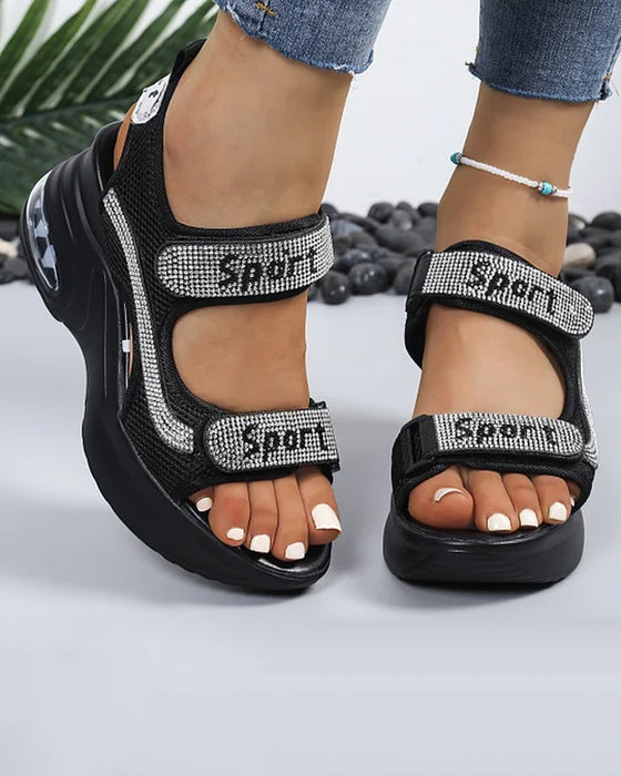 Sandaler Plattform Wedge Høydeboost