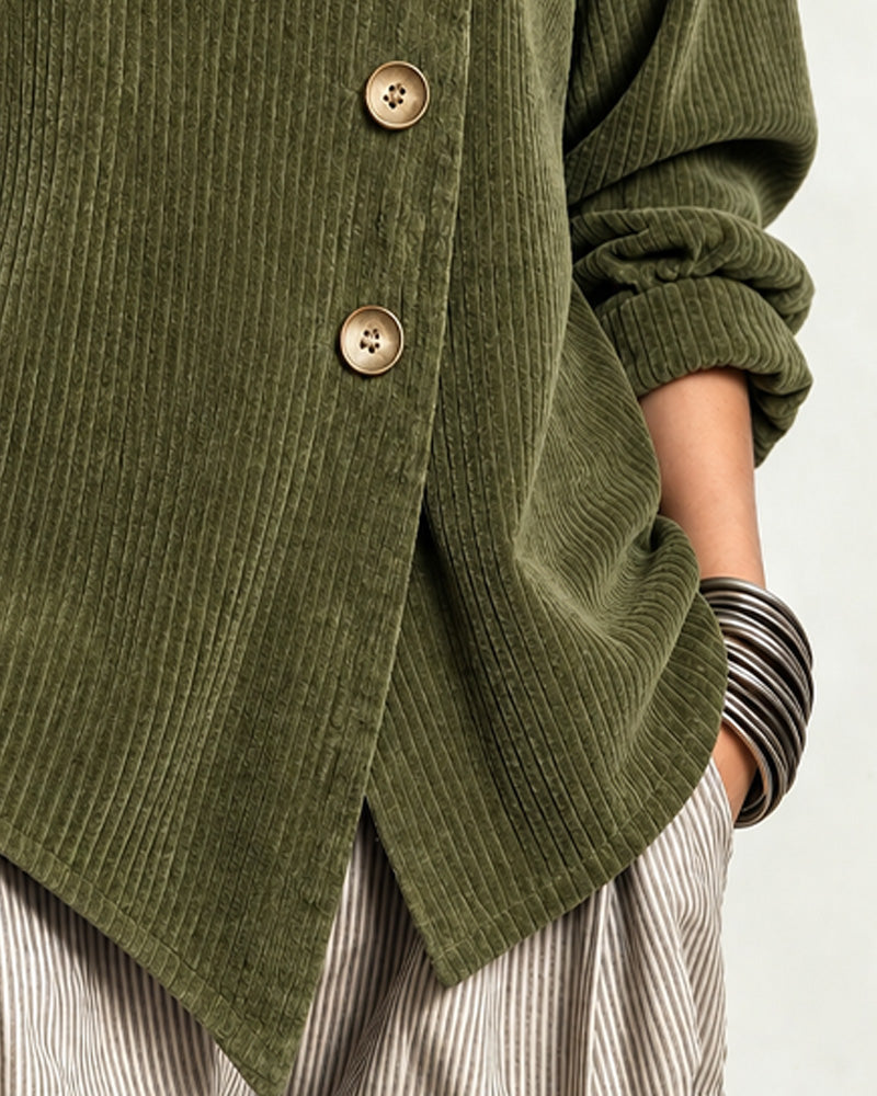 Kåpe Turtleneck Knapp Løs