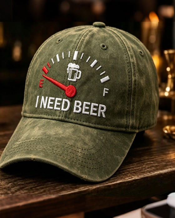 Dashboard Øl Brodert Baseball Caps