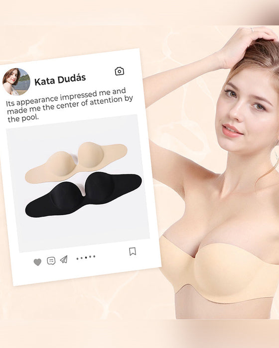 Sikker Usynlig Løftende Selvklebende Bh – Sømløs, Lett Og Pustende