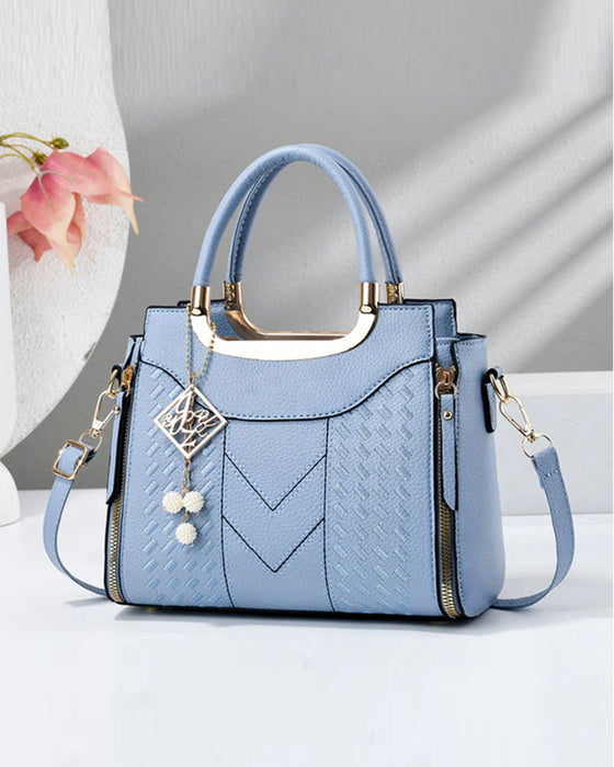 Veske Kvinne'S V-Søm Topphåndtak Satchel