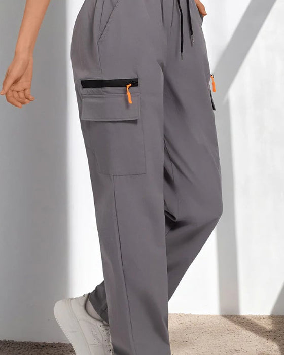 Pants Snøre Løs Casual Cargo