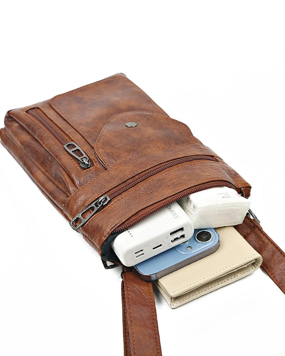Dame Elegant Vintage Crossbody Skulderveske