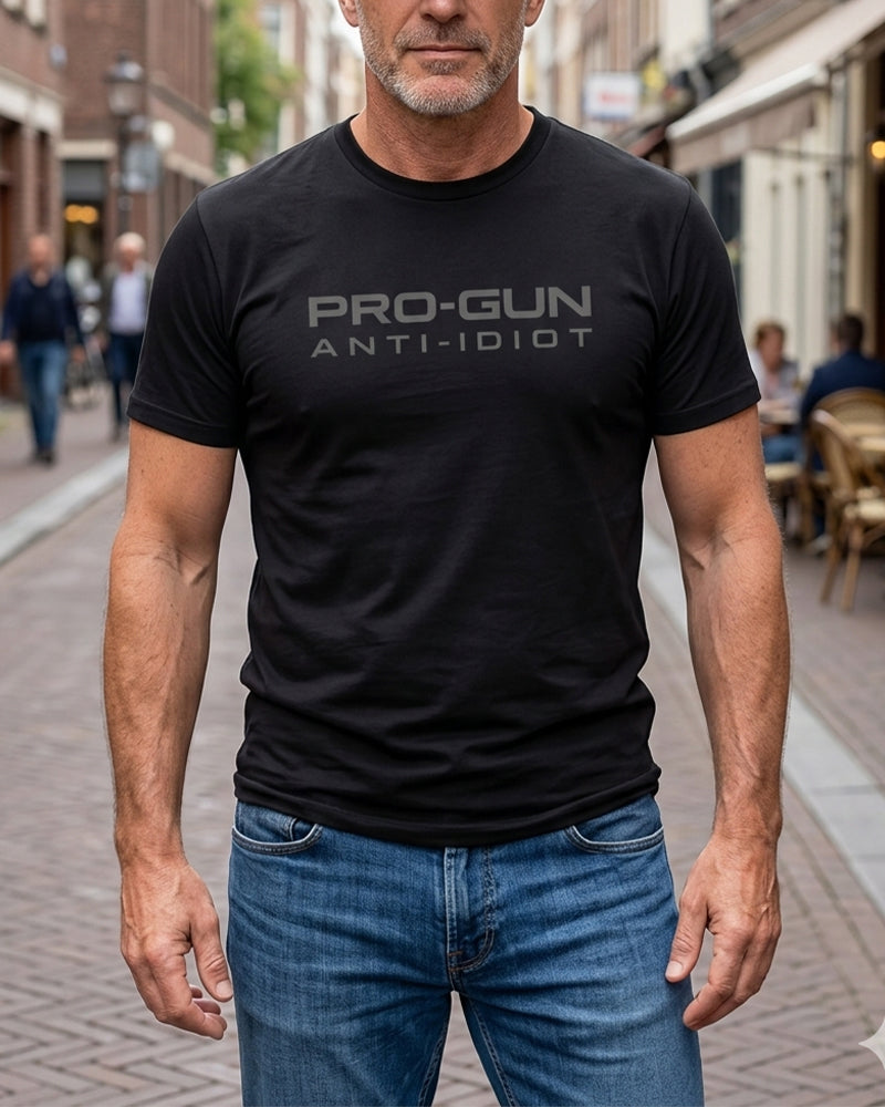 T-Skjorte Menns Bokstavstrykk Crew Neck Kort Erme