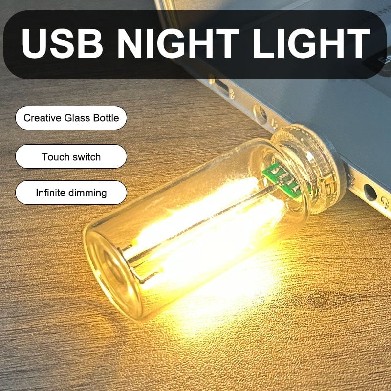 Usb-Berørings Nattlampe