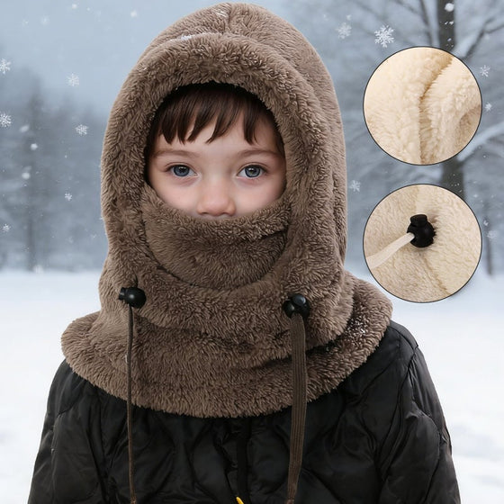 Barn 3-I-1 Fleece Vinterhette