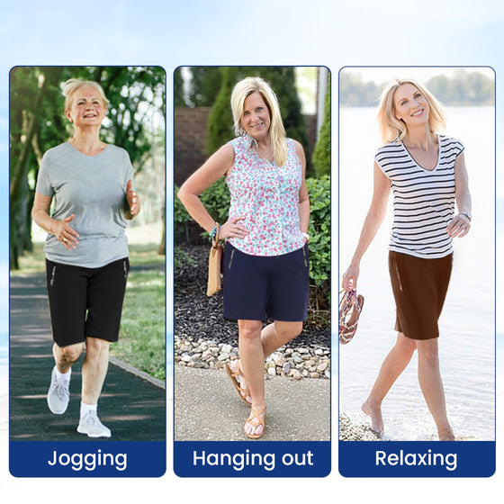 Unisex Is-silke Raskt Tørkende Stretchshorts