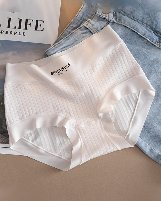 Truser Langfibret Bomull Høy Midje