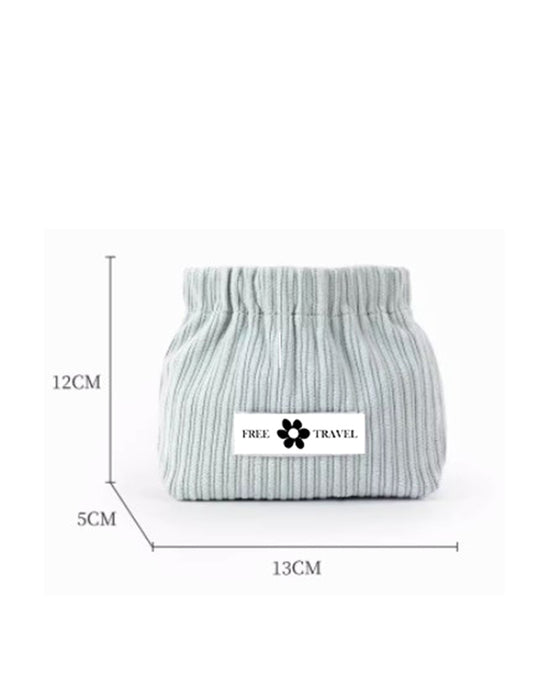 Corduroy Elastisk Hårstrikk Organizer