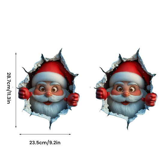 Julenisse Veggklistremerke Sett