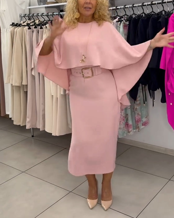 Kjole Fashionable Rund Hals Elegant