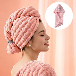 Ultraabsorberende Rasktørkende Hårturban
