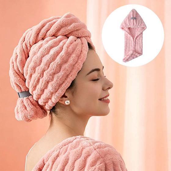 Ultraabsorberende Rasktørkende Hårturban