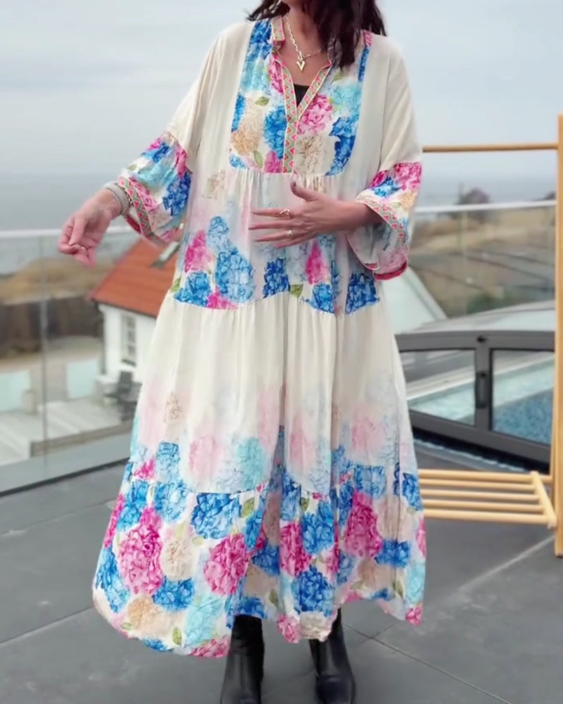 Kjole Bohemisk Ferie Maxi