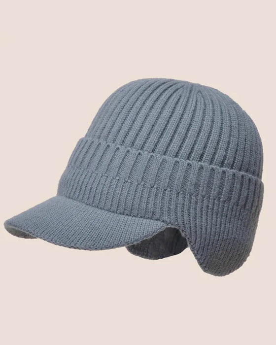 Hatt Utendørs Riding Elastisk Varm Ørebeskyttelse Strikket