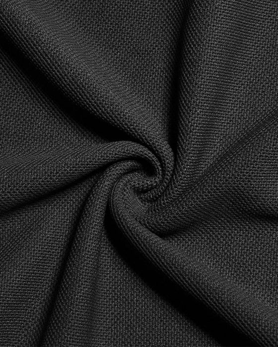 Skjorte Herre Regular Fit Kontrastbånd Kortermet Strikket Polo