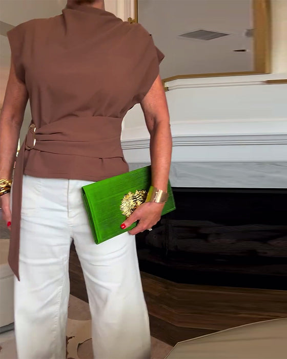 Smidig Enfarget Bluse