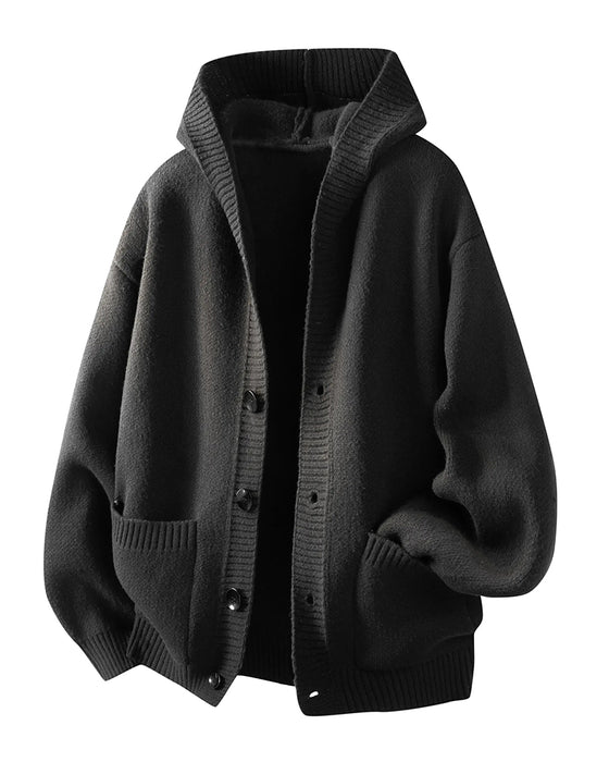Cardigan Hetta Knapp Lomme Herre