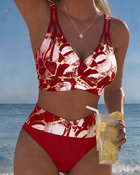 Bikini Stropp Utskjæring Designer